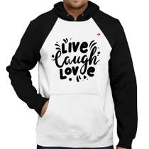 Moletom Live Laugh Love - Foca na Moda Moletom Live Laugh Love - Foca na Moda