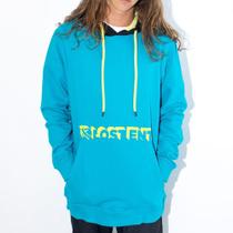 Moletom Lost Canguru Lost Ent Azul/Amarelo