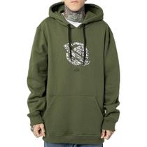 Moletom Lost Canguru Lostmaniac WT24 Masculina Verde Alecrim