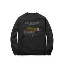 Moletom Low Battery Studio Geek Moletom Low Battery Studio Geek
