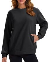 Moletom MAGCOMSEN forrado de lã Feminino preto GG Moletom MAGCOMSEN forrado de lã Feminino preto GG