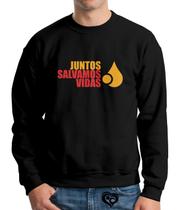Moletom Maio Juntos Salvamos Vidas Adulto UNISSEX casaco