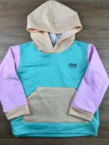 Moletom Malha Feminino Look in Eyes com Capuz