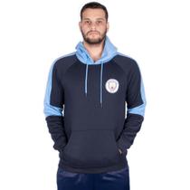 Moletom Manchester City Canguru Azul