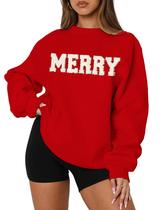 Moletom MAPICK Merry Christmas Oversize Fleece Red M