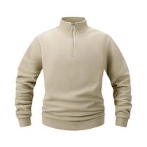 Moletom Masculino 3XL Com Capuz De Fleece, Casual, Gola Alta, Zíper De 1/4, Clássico Esportivo Moletom Masculino 3XL Com Capuz De Fleece, Casual, Gola Alta, Zíper De 1/4, Clássico Esportivo