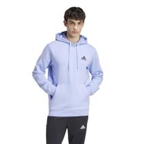 Moletom masculino Adidas Essentials com capuz de lã Blue Spark Moletom masculino Adidas Essentials com capuz de lã Blue Spark