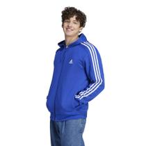 Moletom masculino Adidas, tamanho alto, Essentials, 3 listras, lã Moletom masculino Adidas, tamanho alto, Essentials, 3 listras, lã