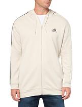 Moletom masculino Adidas, tamanho alto, Essentials, 3 listras, lã Moletom masculino Adidas, tamanho alto, Essentials, 3 listras, lã
