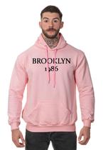 Moletom Masculino Algodão Blusa de Frio Básico Brooklyn