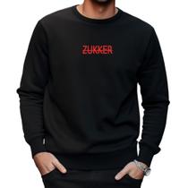 Moletom Masculino Algodão Flanelado Blusa De Frio Sem Capuz Unissex