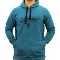 Moletom Masculino Azul Petróleo - Long Horn