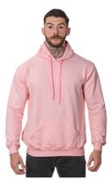 Moletom Masculino Básico Algodão Blusa De Frio Canguru Liso