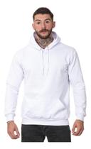 Moletom Masculino Básico Algodão Blusa De Frio Canguru Liso