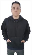 Moletom Masculino Blusa De Frio Casaco Com Capuz Bolso Canguru Agasalho Algodão