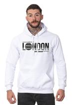 Moletom Masculino Blusa de Frio Casual London United Kingdom