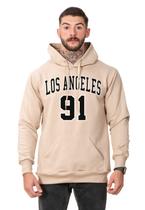 Moletom Masculino Blusa de Frio Estampado Los Angeles 91