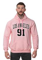 Moletom Masculino Blusa de Frio Estampado Los Angeles 91