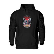 Moletom Masculino Bolso Canguru Capuz Estampado Basico Cordao Ajustavel Flanelado Dia a Dia