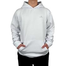 Moletom Masculino Branco com Capuz