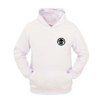 Moletom Masculino Canguru Com Capuz Estampa Caveira