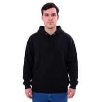 Moletom Masculino Canguru Com Capuz Liso Blusa Frio Algodão