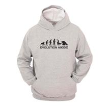 Moletom Masculino Canguru Estampa Evolution Aikidô Ragor