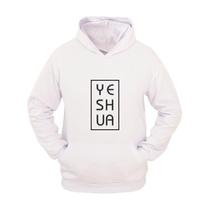 Moletom Masculino Canguru Estampa Yeshua com Capuz