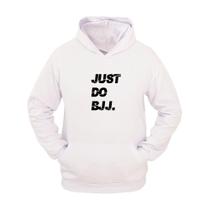 Moletom Masculino Canguru Flanelado Jiu Jitsu Just Estampado