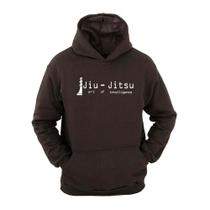 Moletom Masculino Canguru Jiu Jitsu Com Capuz Confortável