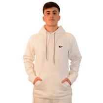 Moletom Masculino Canguru Off White