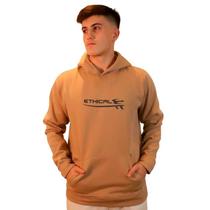 Moletom Masculino Canguru Prancha Cáqui Moletom Masculino Canguru Prancha Cáqui