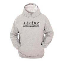 Moletom Masculino Canguru Ragor Estampa Aikido Moderno Capuz