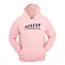 Moletom Masculino Canguru Ragor Estampa Evolução Muay Thai