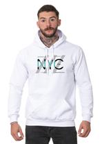 Moletom Masculino Casual Blusa de Frio Canguru NYC Authentic