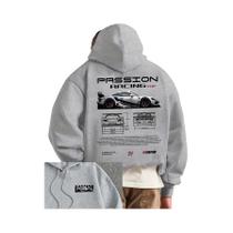 Moletom Masculino Casual Com Capuz, Estampa De Letras, Estilo Streetwear Haikyuu 22ss, Peça Única
