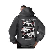 Moletom Masculino Casual Estilo Streetwear Com Estampa Grande De Motocicletas De Tóquio, Japão