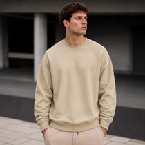 Moletom Masculino Casual Manga Longa Blusa de Frio Confortável para Inverno Premium
