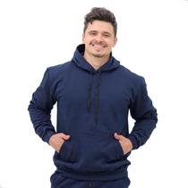 Moletom Masculino com Capuz e Bolsos Canguru Confortável