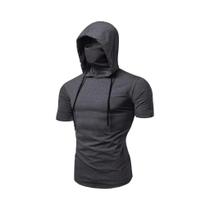 Moletom Masculino com Capuz e Máscara - Ideal para Academia e Ciclismo