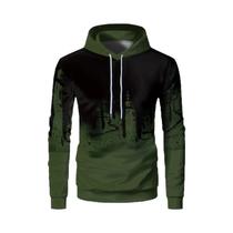 Moletom Masculino Com Capuz Estampado Em 3D Para Casal, Esportivo Casual, Solto, Estilo Beisebol,