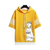 Moletom Masculino com Capuz Harajuku - Estampa de Desenho Animado - Streetwear Casual