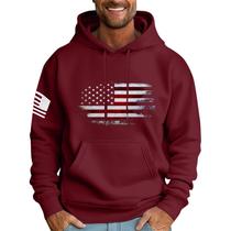 Moletom masculino com capuz MLYYJCKG, moderno, de lã grande e bolsos, 5GG