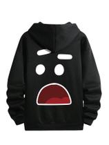 Moletom masculino com capuz RoseSeek com estampa gráfica preta