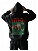 Moletom masculino com capuz RoseSeek, estampado vintage, preto e pequeno Moletom masculino com capuz RoseSeek, estampado vintage, preto e pequeno