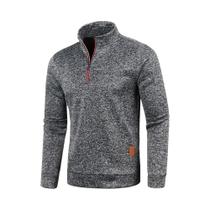 Moletom Masculino com Meio Zíper - Gola Alta, Capuz e Forro Grosso Moletom Masculino com Meio Zíper - Gola Alta, Capuz e Forro Grosso