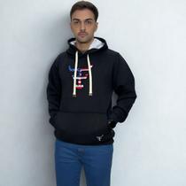 Moletom Masculino Country Preto Com Capuz Usa Texas Farm Moletom Masculino Country Preto Com Capuz Usa Texas Farm