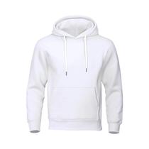 Moletom Masculino De Fleece Quente Casual Streetwear Solto Respirável Pullover Cor Sólida