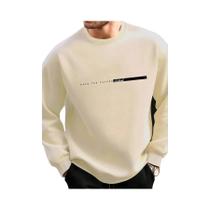 Moletom Masculino De Outono Inverno Com Estampa Gráfica Solta E Moderna, Manga Longa E Gola Redonda Moletom Masculino De Outono Inverno Com Estampa Gráfica Solta E Moderna, Manga Longa E Gola Redonda