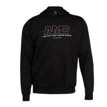 Moletom Masculino Desayner Capuz Estampa Nova York Preto